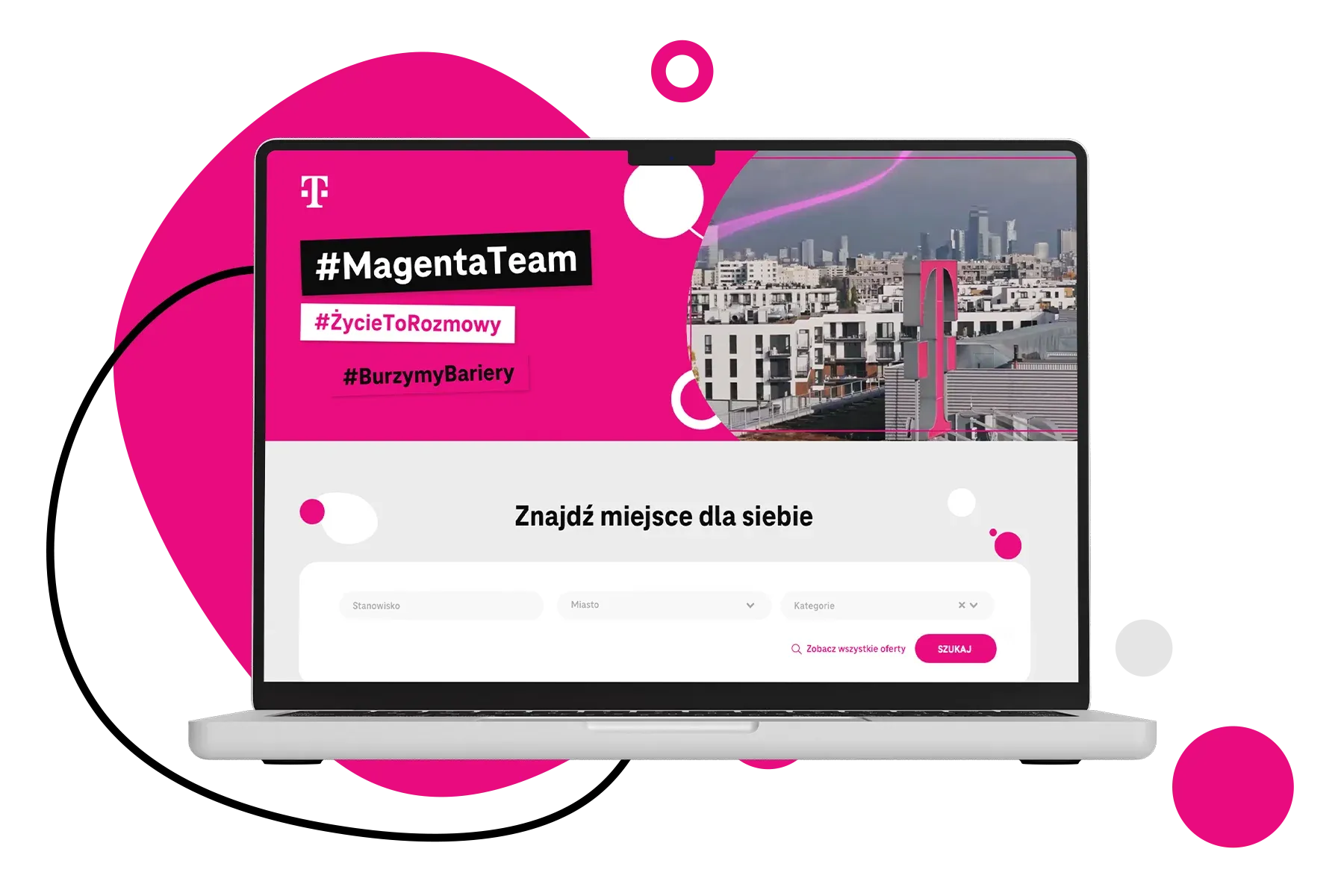Serwis karierowy #MagentaTeam – kadr 1