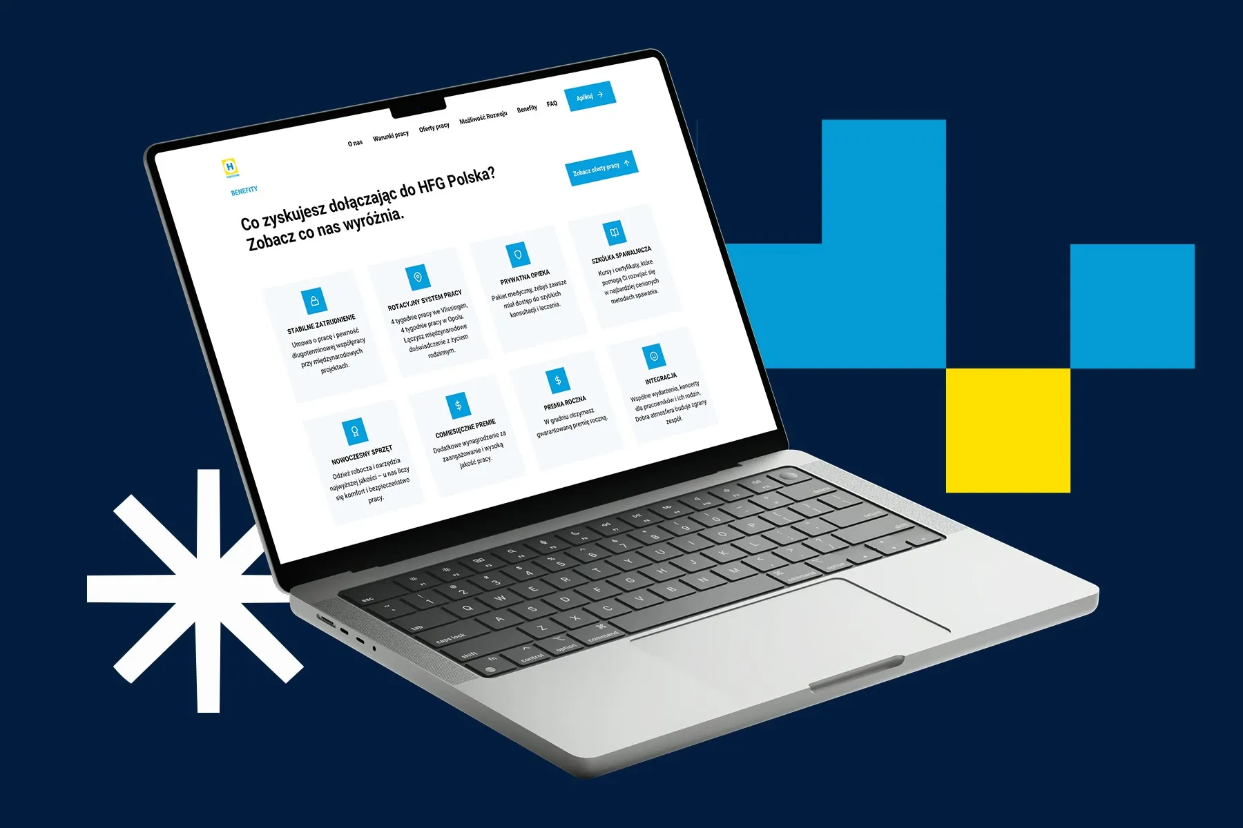 Landing page karierowy – kadr 2