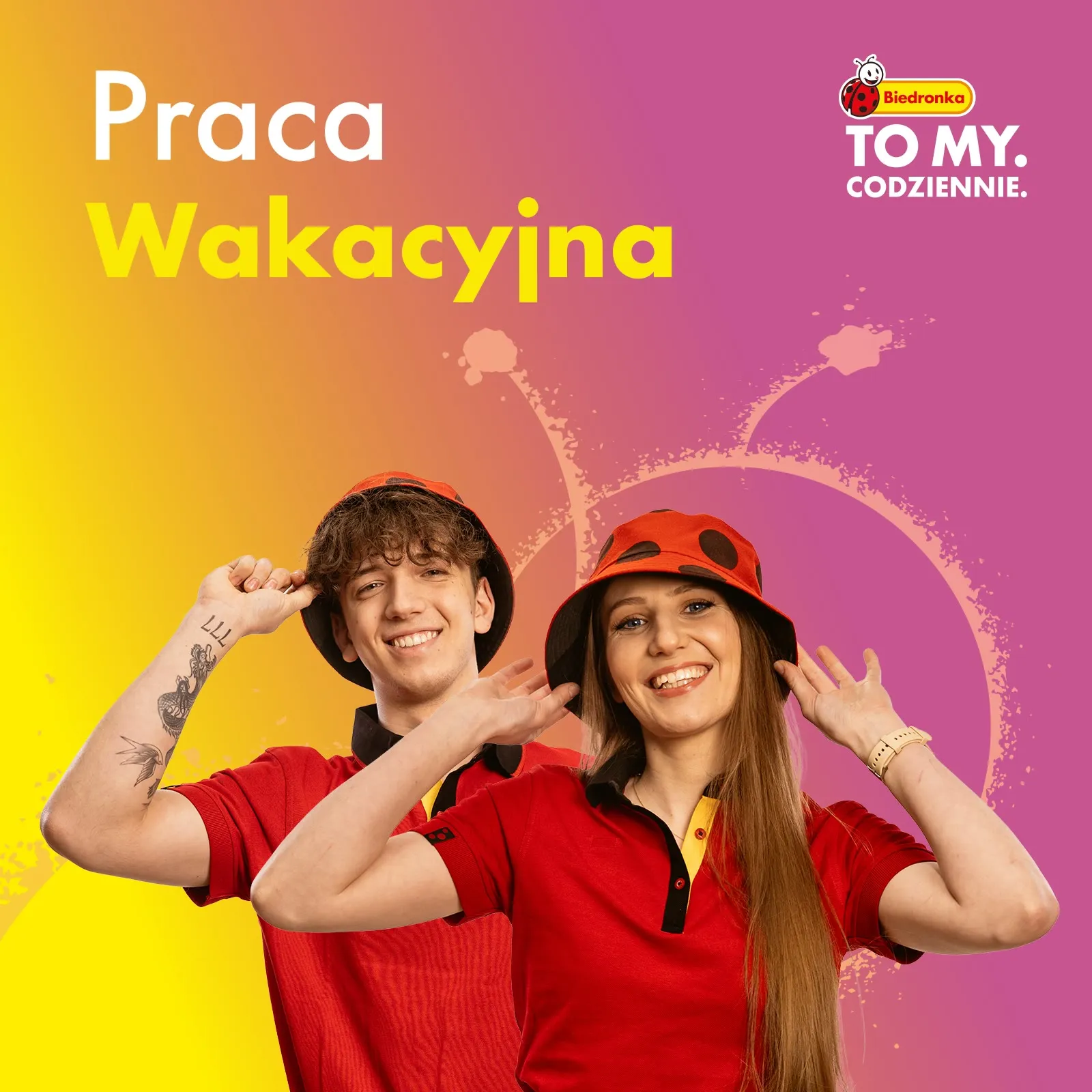 Key visual kampanii Praca Wakacyjna 2024